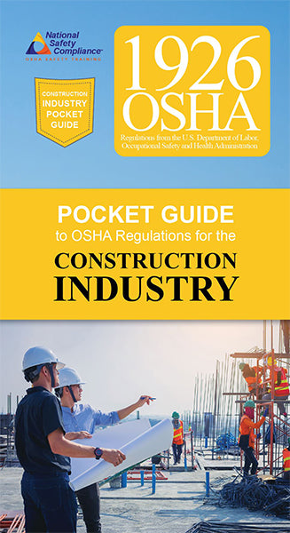 Construction Industry OSHA 1926 Pocket Guide