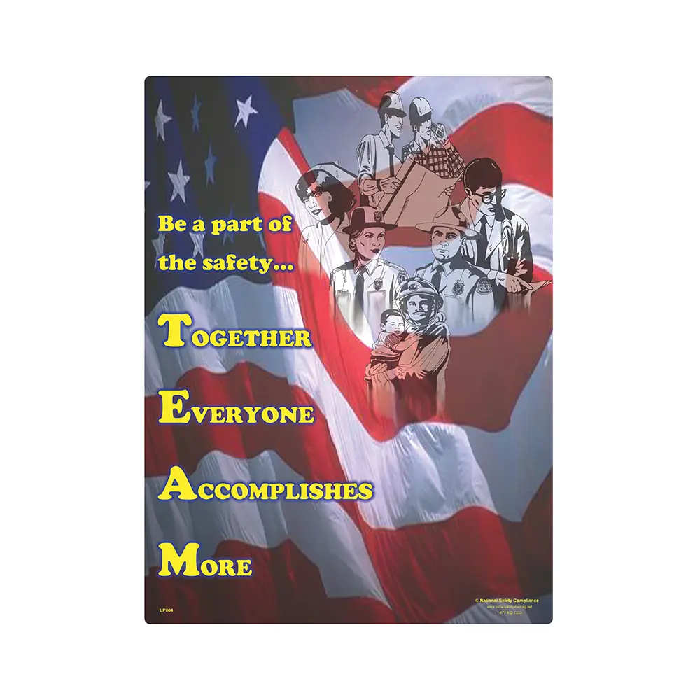 Be a Part of...TEAM Safety Poster