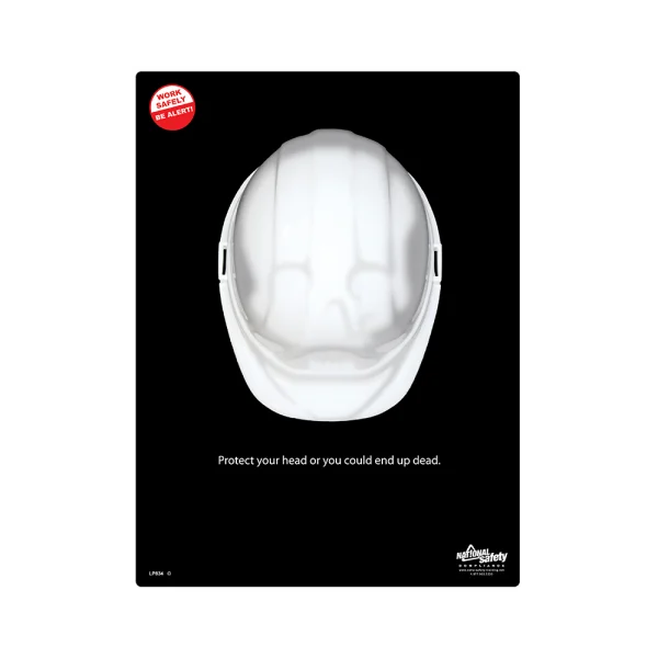 Protect Your Head Safety Poster