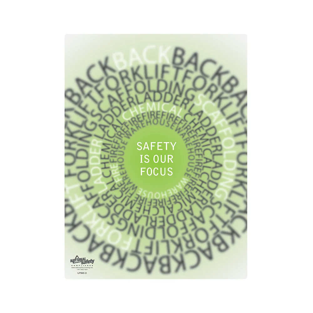 Safety is Our Focus Safety Poster