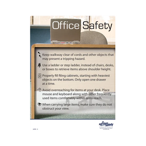 Office Safety Information Safety Poster