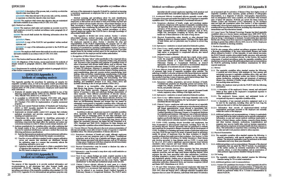 Crystalline Silica in Construction - Supplement (Pack of 10)