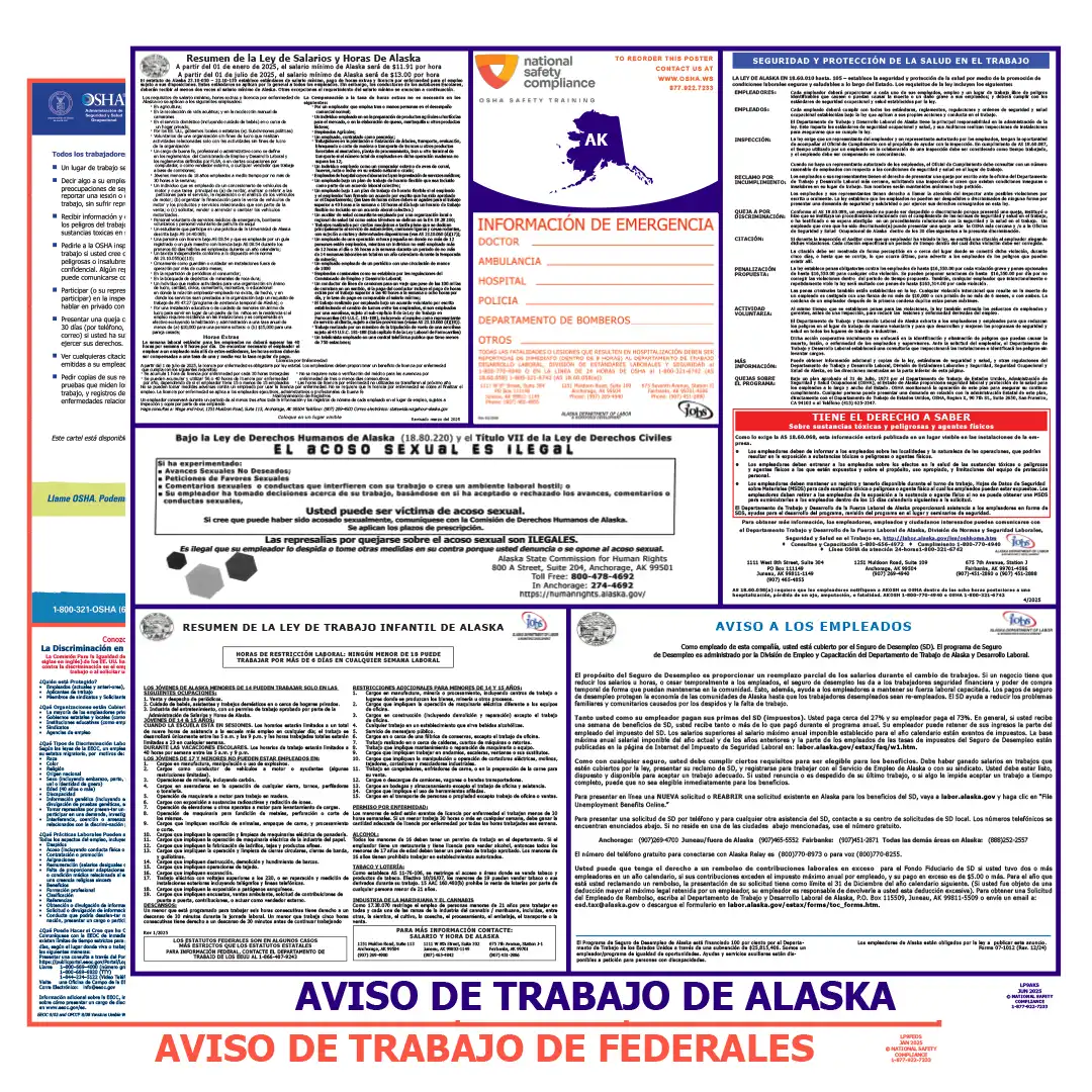 2026 Alaska State & Federal Labor Law Posters