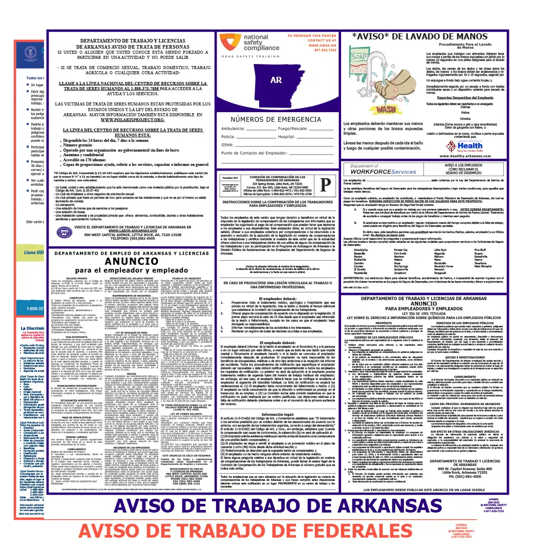 2026 Arkansas State & Federal Labor Law Posters