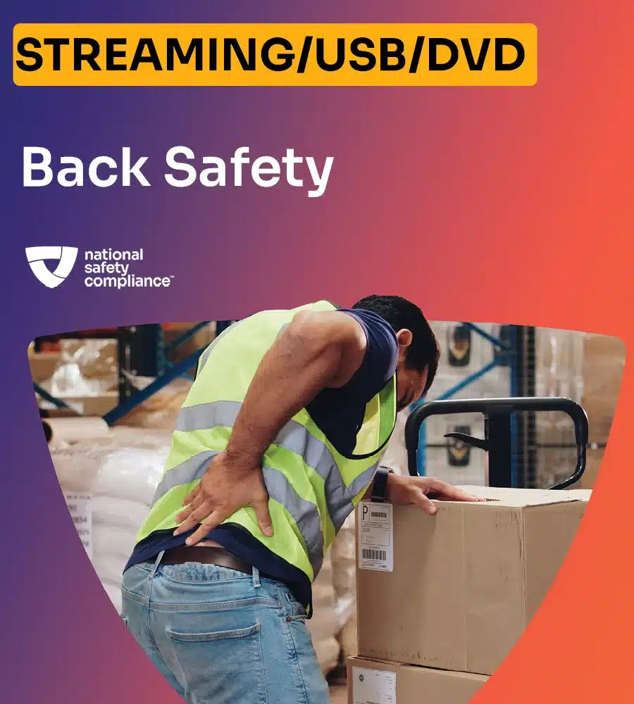 Back Safety & Proper Lifting – Ergonomics/MSD Prevention (Video Kit)