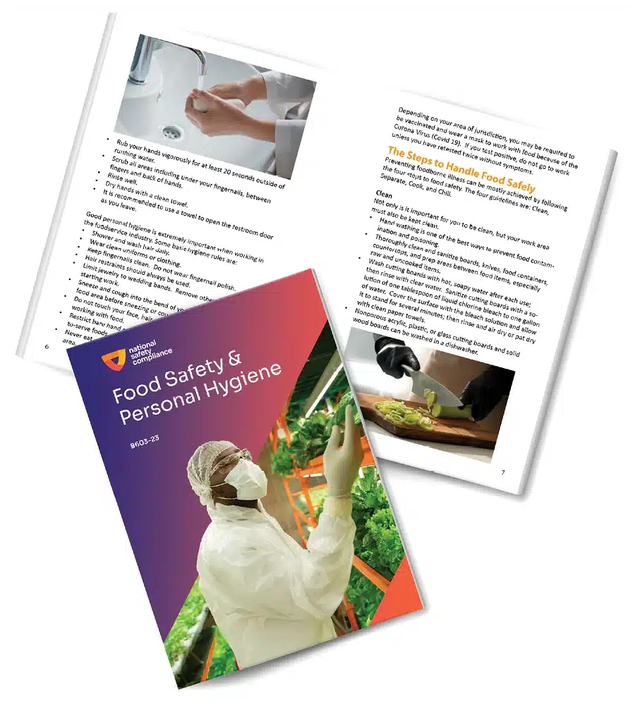 Food Safety & Personal Hygiene Training Booklets (pkg of 10)