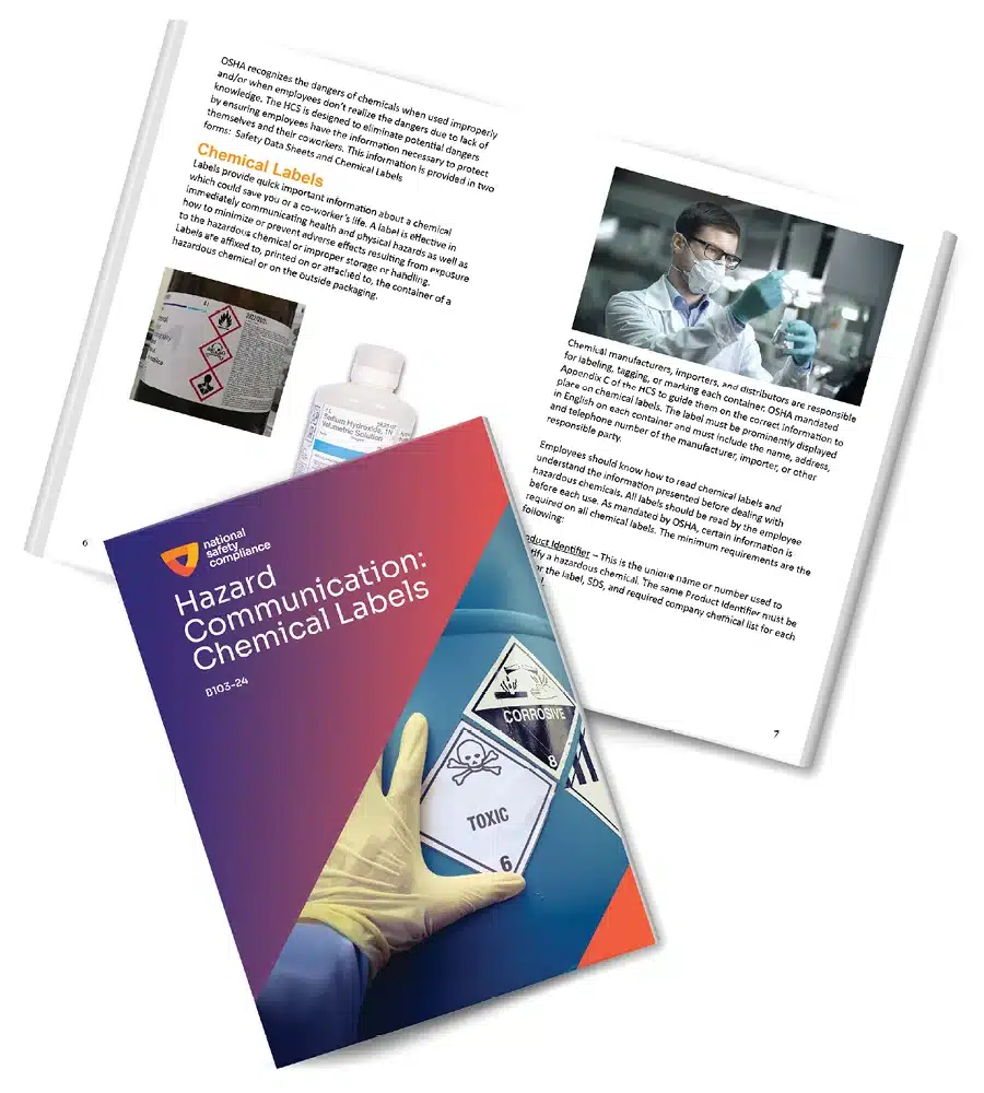 Hazcom - Chemical Labels Employee Training Booklets (pkg of 10)