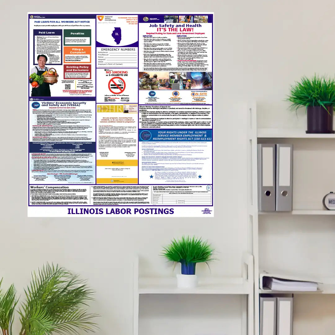 2026 Illinois State & Federal Labor Law Posters