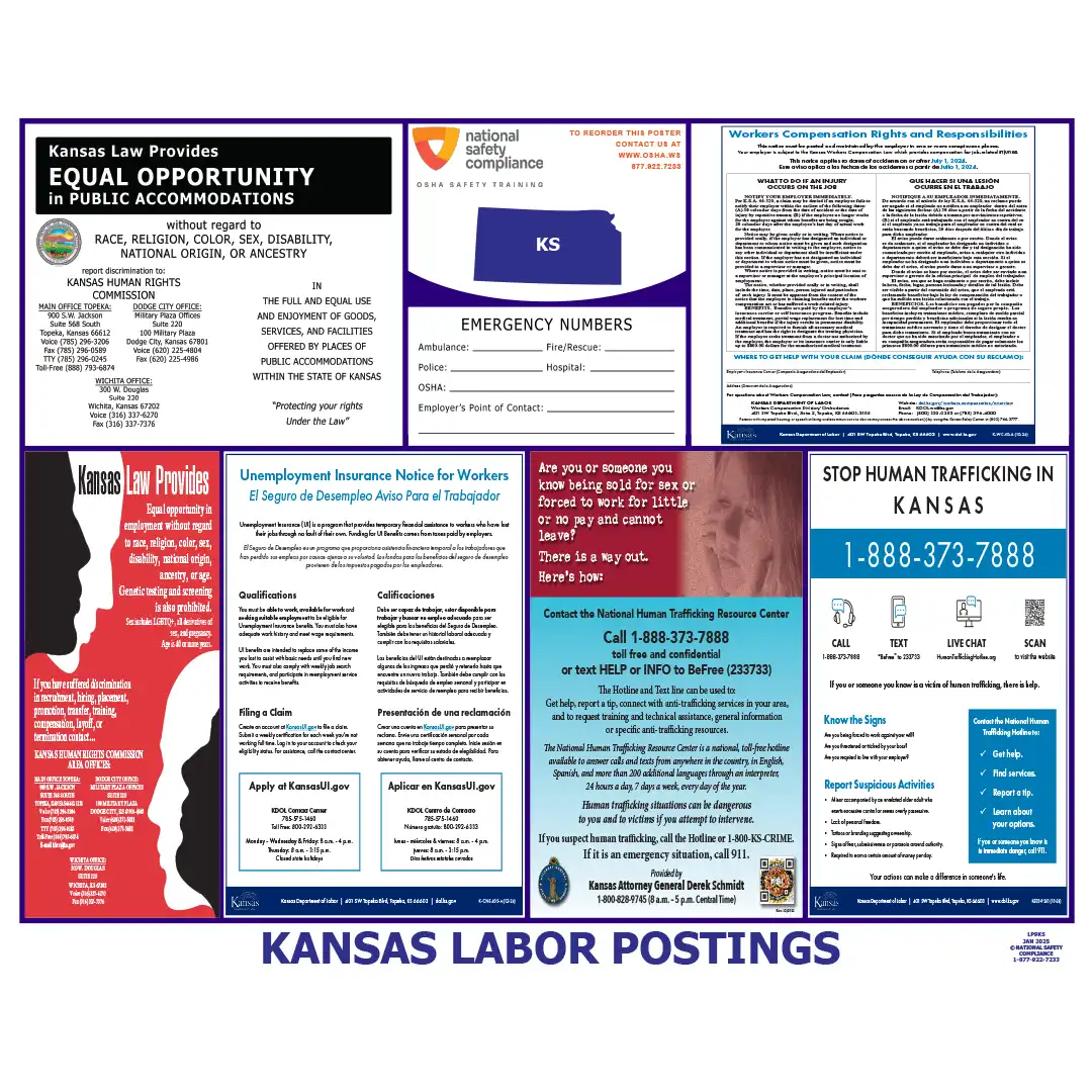2026 Kansas State & Federal Labor Law Posters