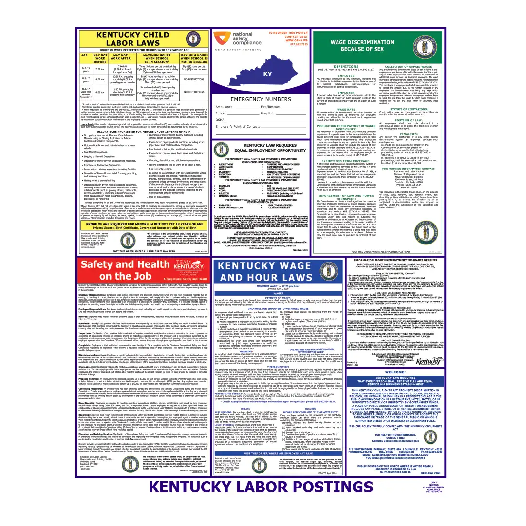 2026 Kentucky State & Federal Labor Law Posters