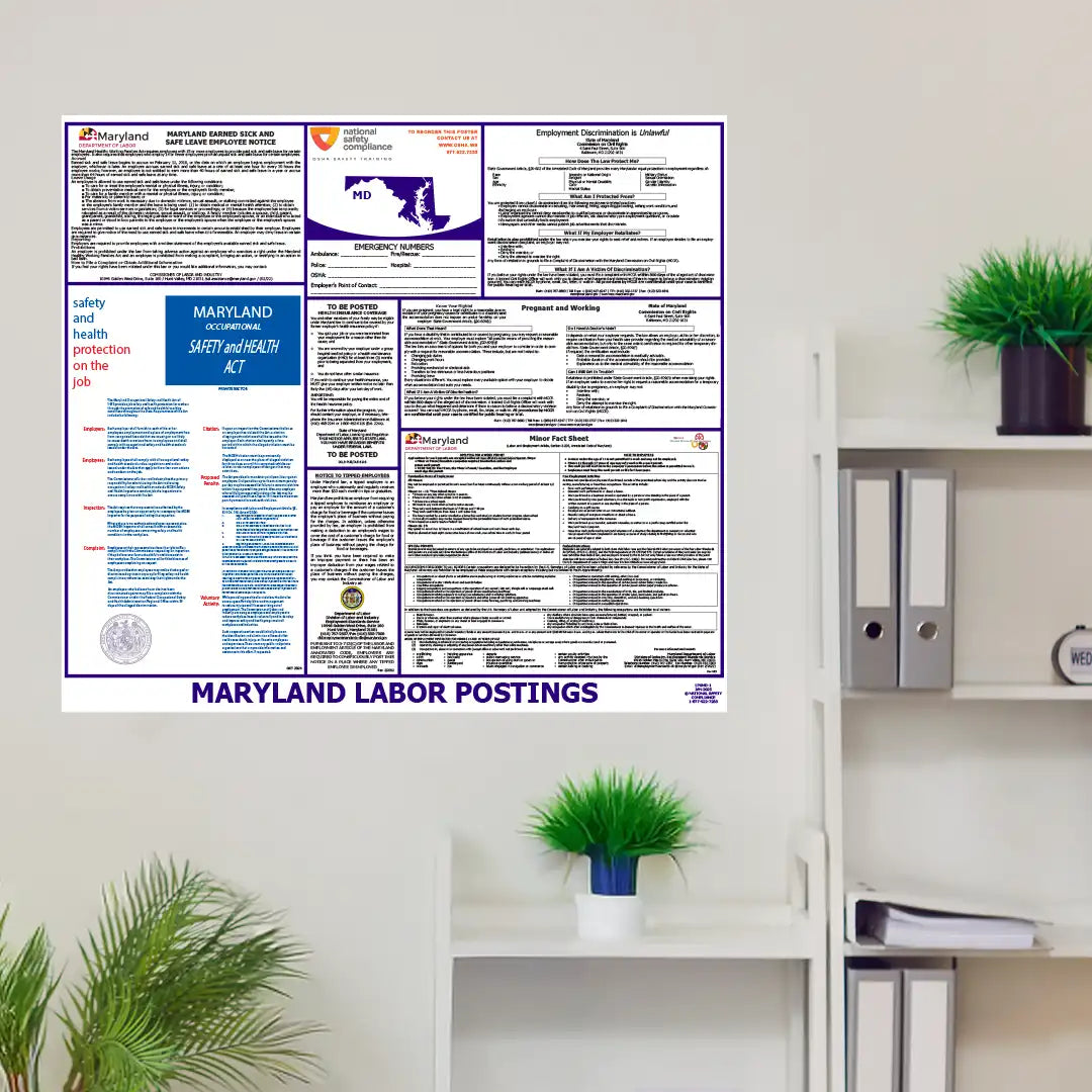 2026 Maryland State & Federal Labor Law Posters