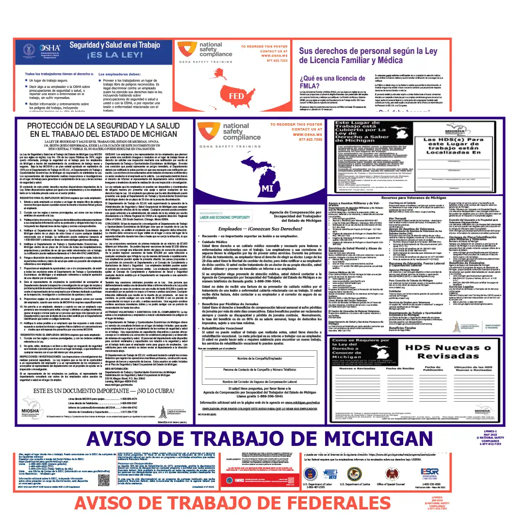 2026 Michigan State & Federal Labor Law Posters