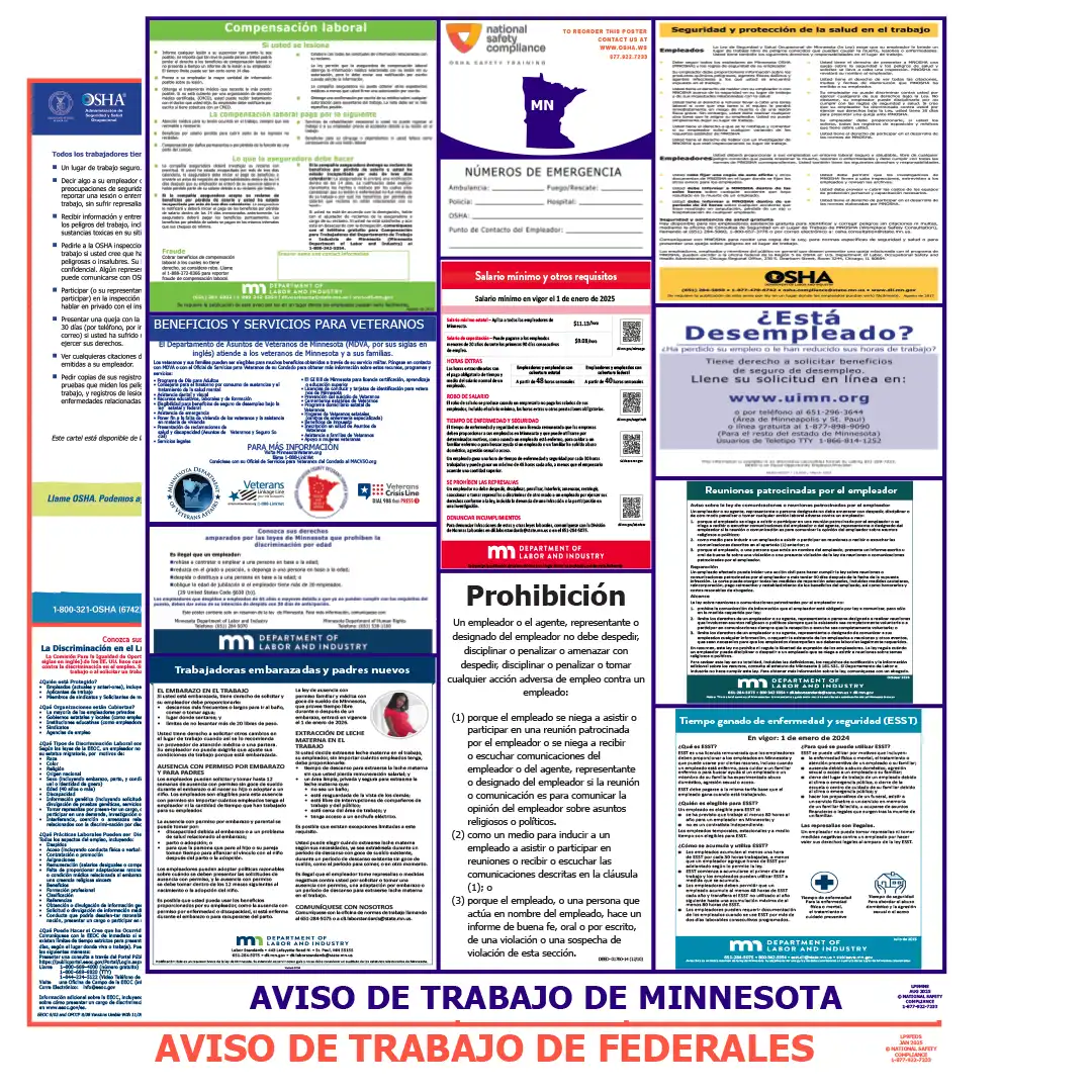 2026 Minnesota State & Federal Labor Law Posters