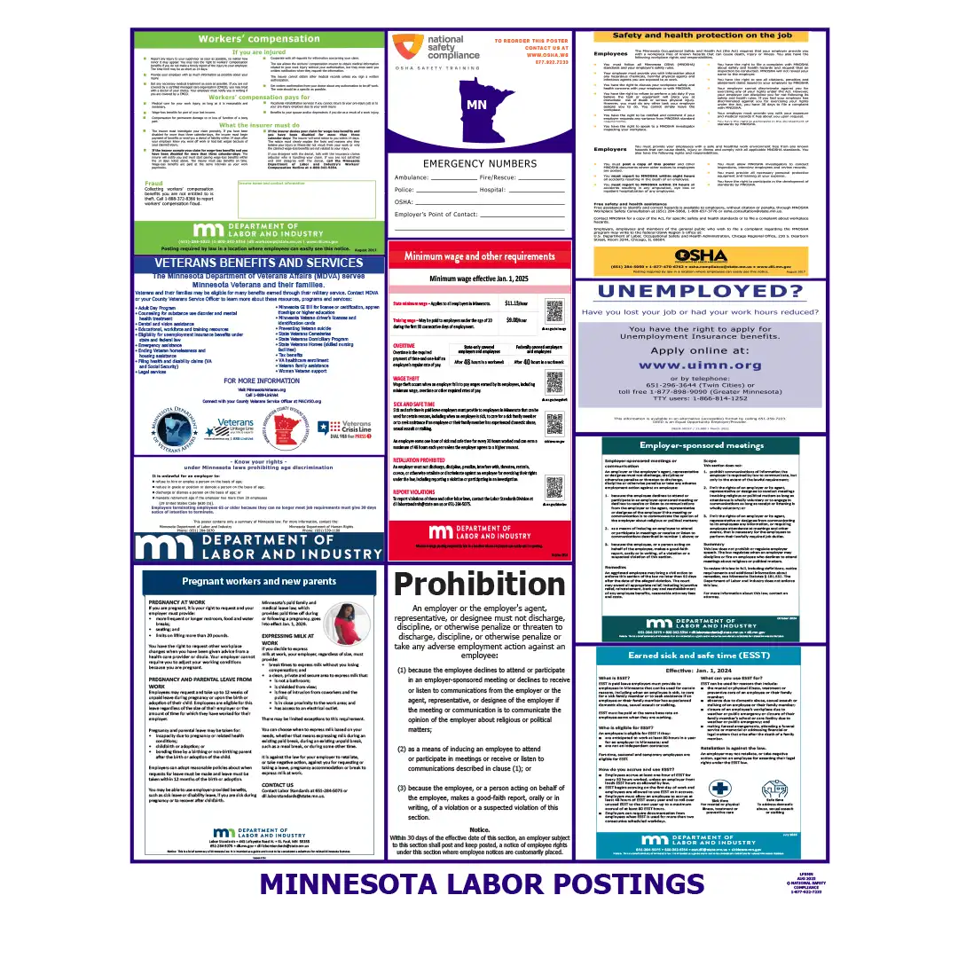2026 Minnesota State & Federal Labor Law Posters