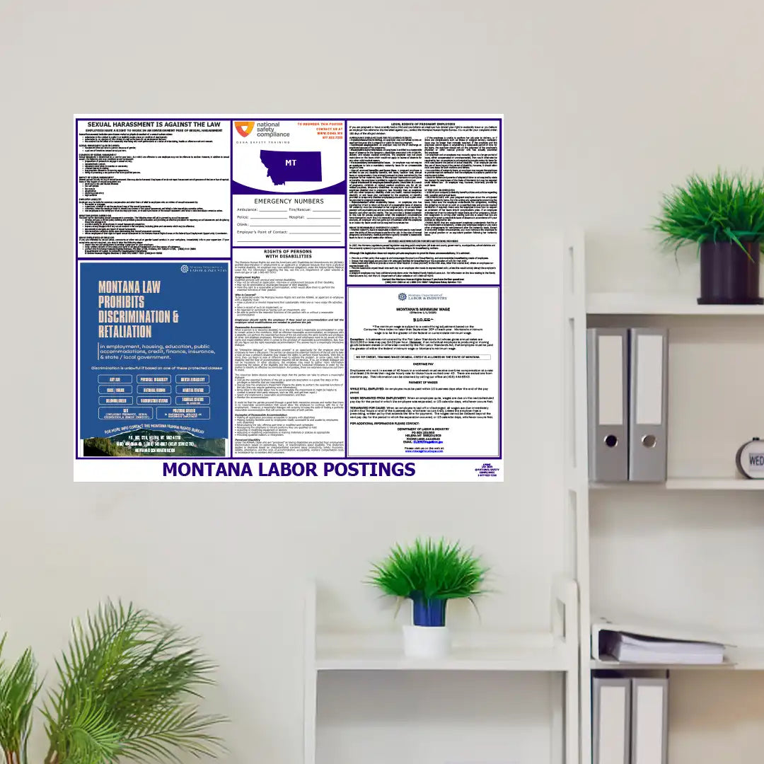 2026 Montana State & Federal Labor Law Posters