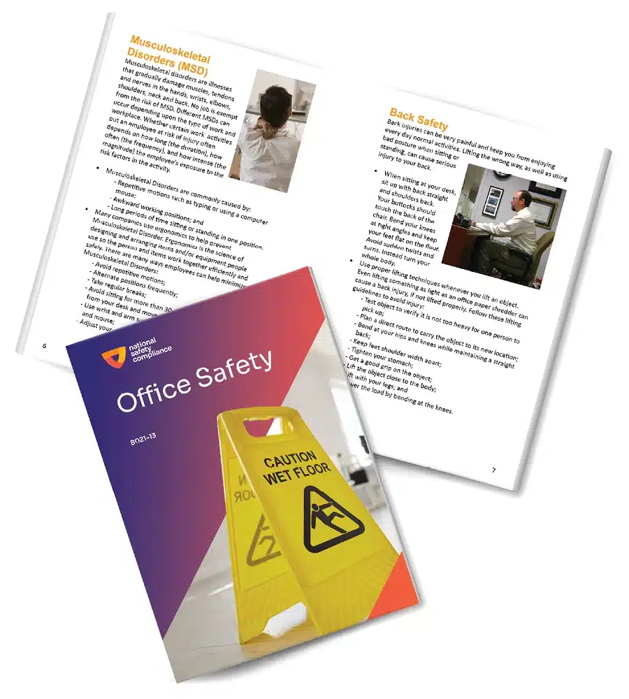 Office Safety Training Booklets (pkg of 10)