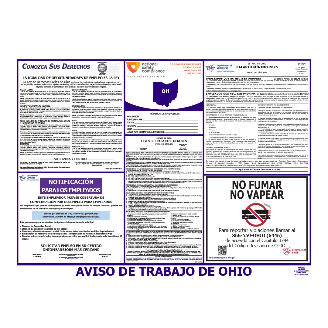 2026 Ohio State & Federal Labor Law Posters