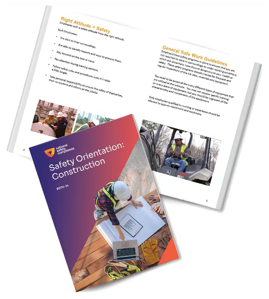 Safety Orientation for Construction Training Booklets (pkg of 10)