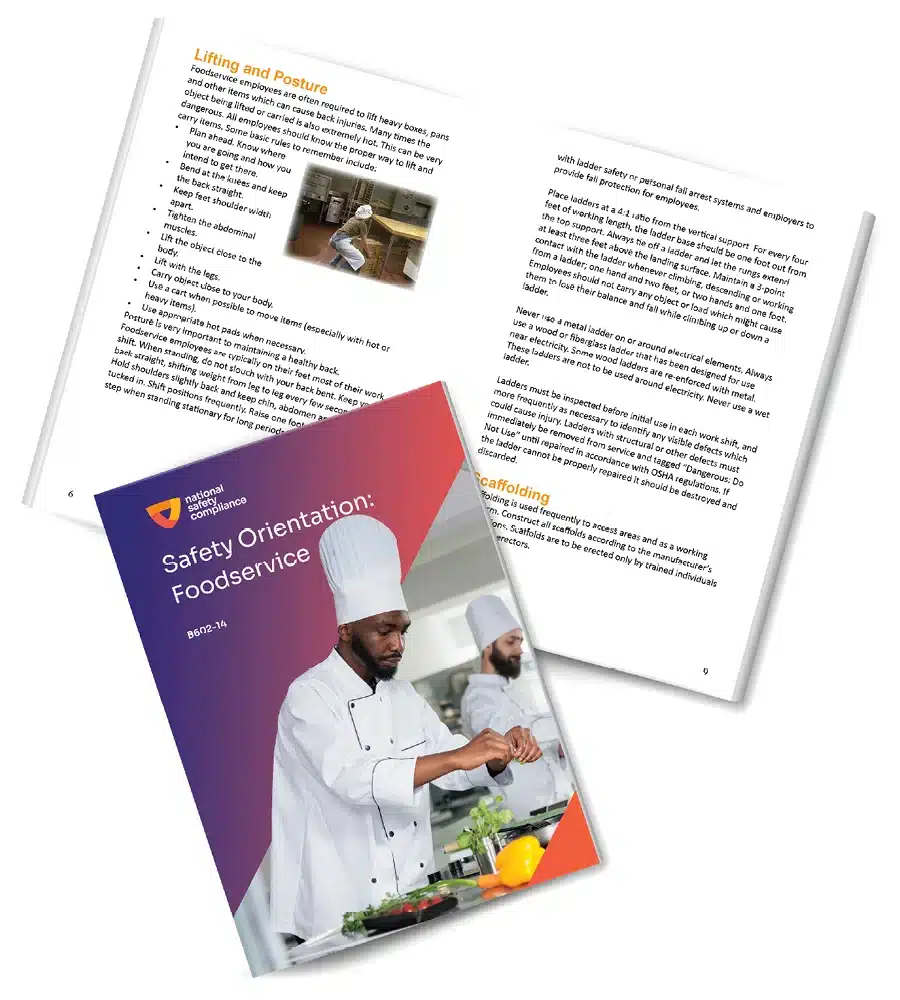 Safety Orientation for Foodservice Training Booklets (pkg of 10)