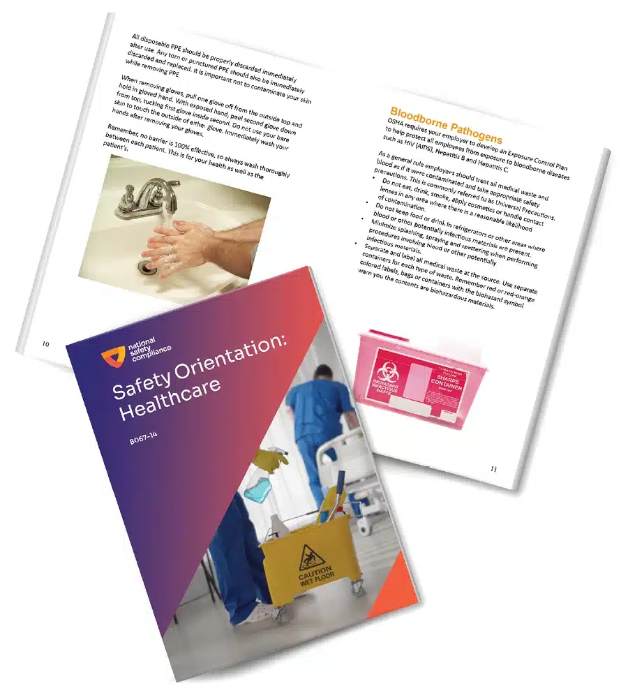 Safety Orientation for Healthcare Training Booklets (pkg of 10)