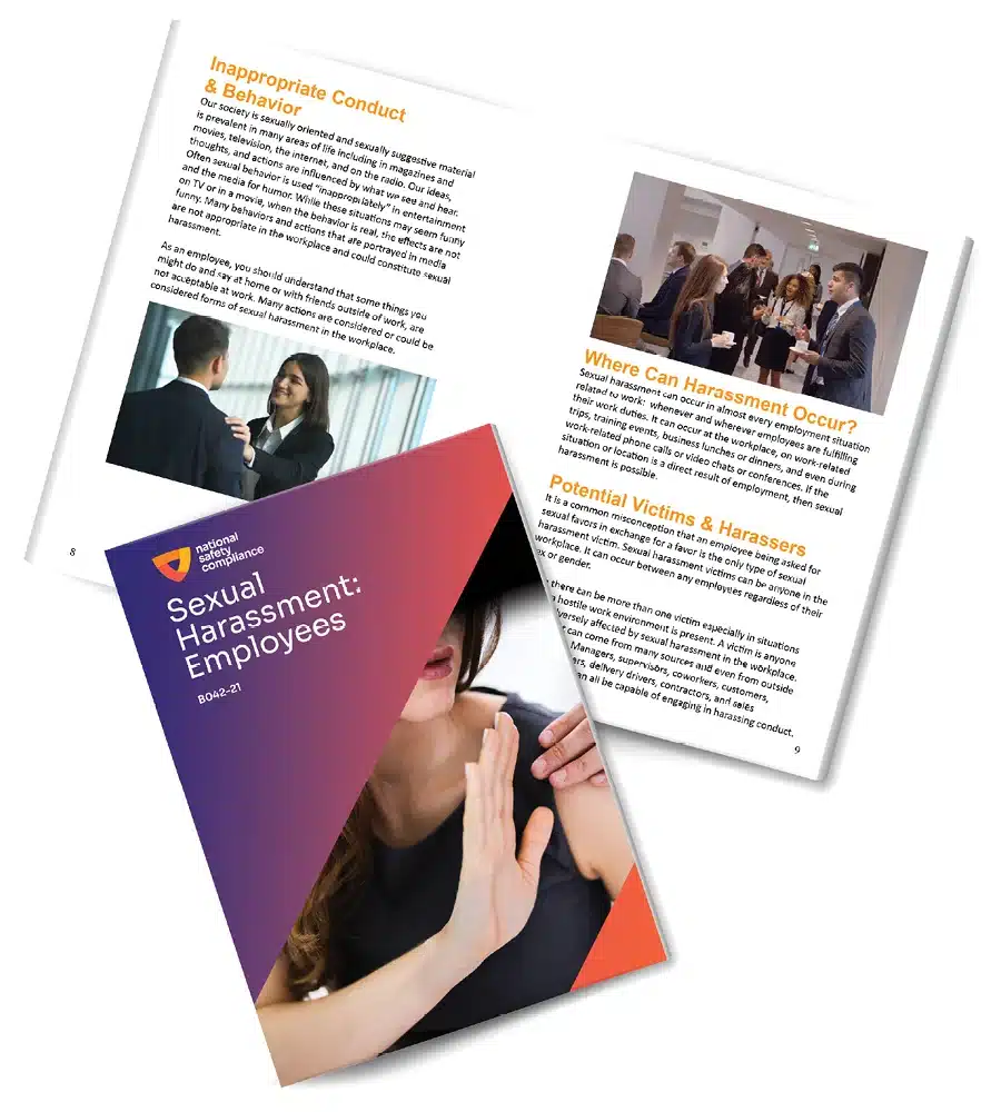 Sexual Harassment: Employees Training Booklets (pkg of 10)