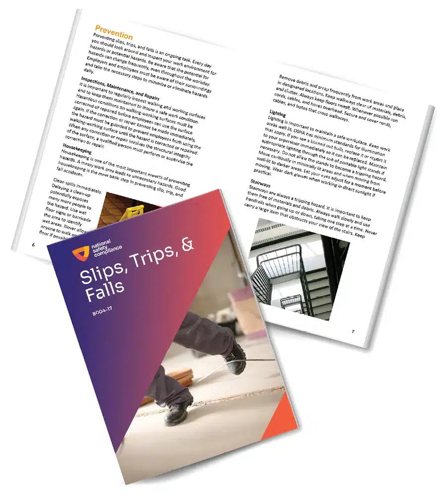 Slips, Trips & Falls Training Booklets (pkg of 10)