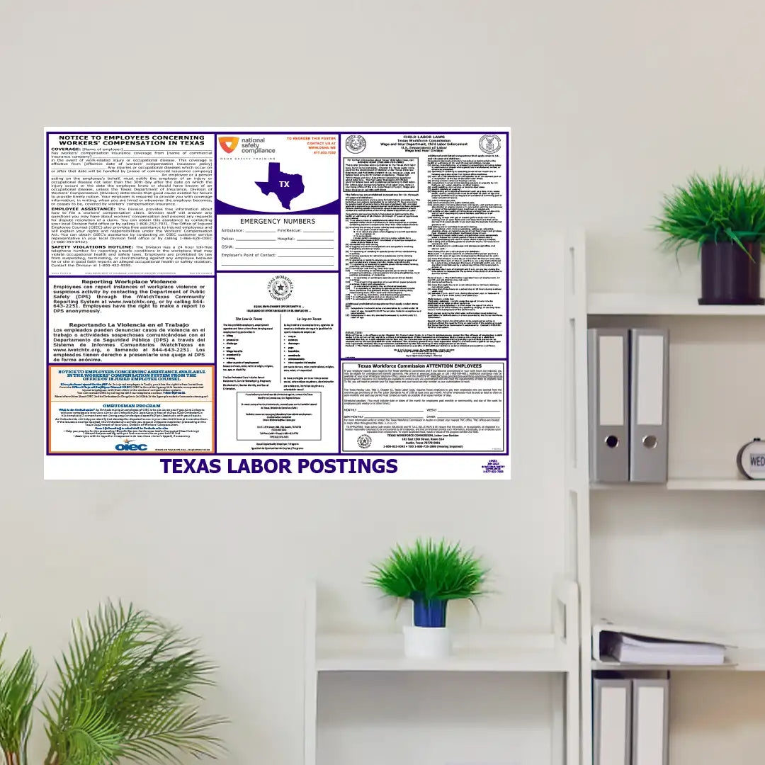 2026 Texas State & Federal Labor Law Posters