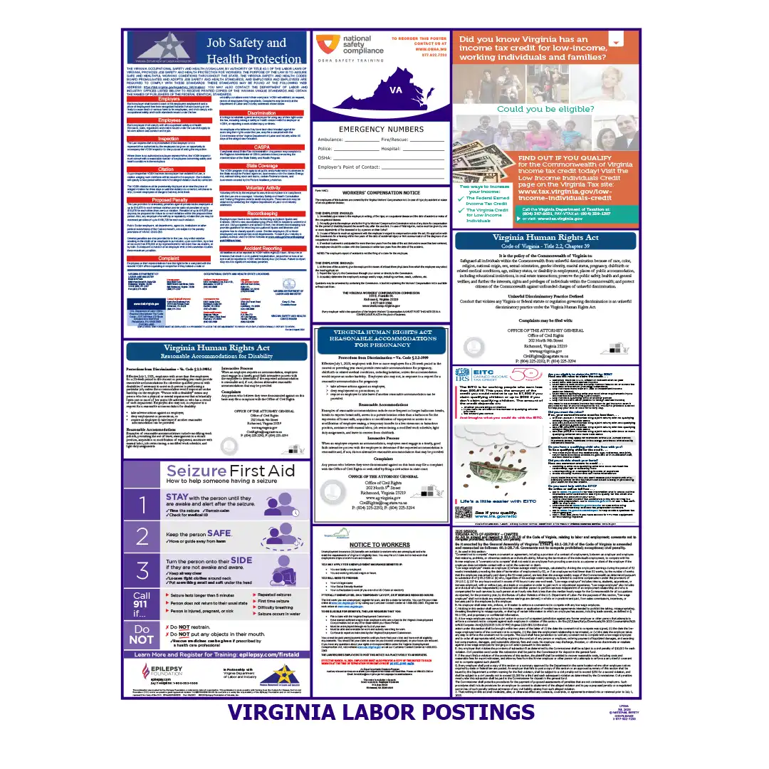 2026 Virginia State & Federal Labor Law Posters