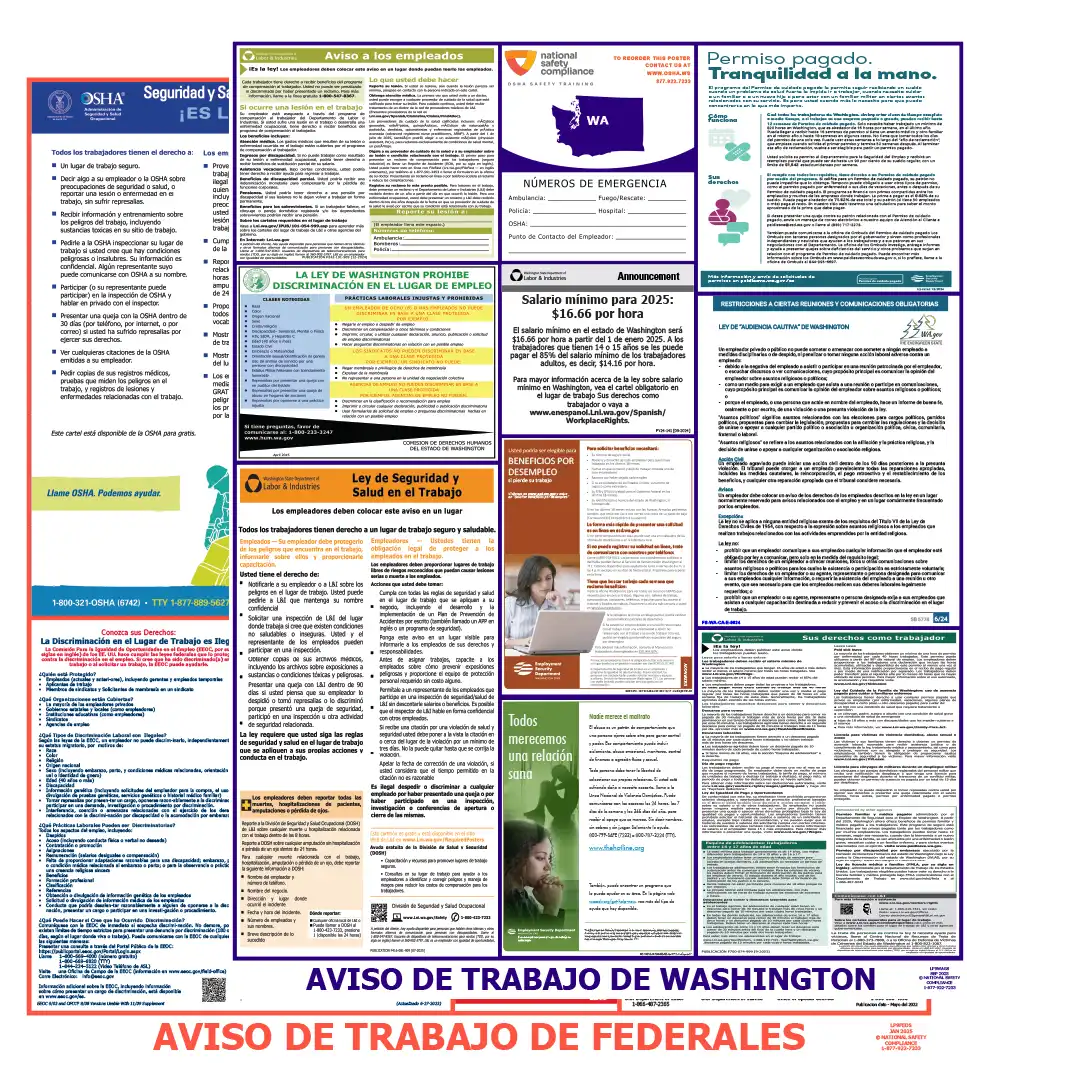 2026 Washington State & Federal Labor Law Posters