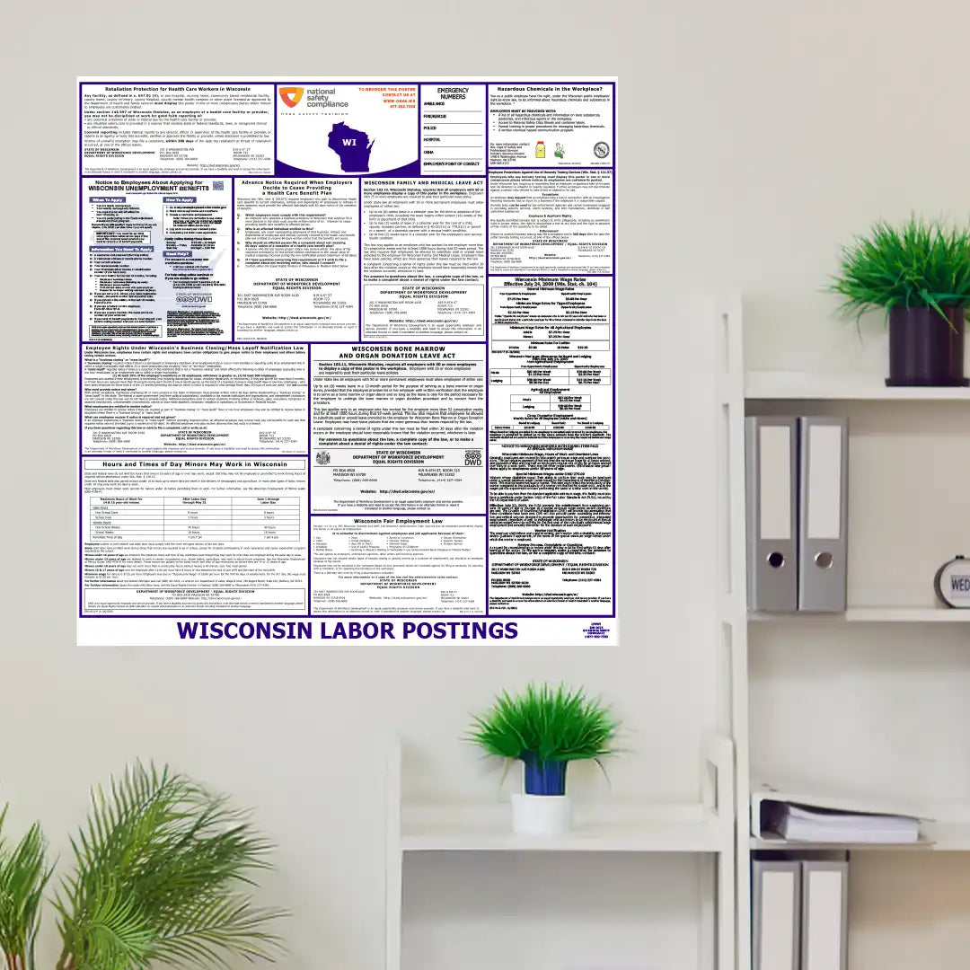 2026 Wisconsin State & Federal Labor Law Posters