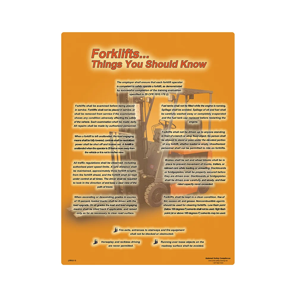 Forklift... Things You Should Know Poster