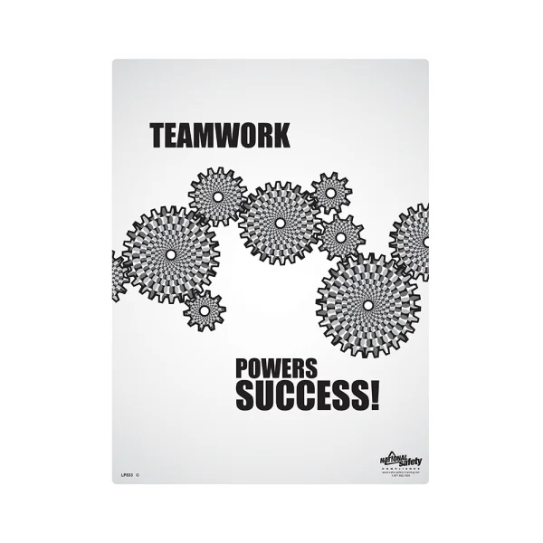 Teamwork Powers Success Poster