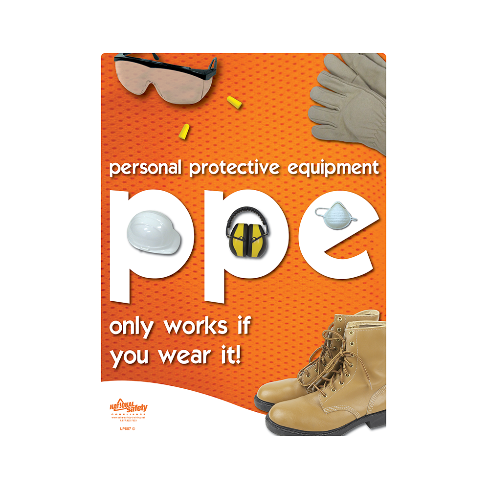 Personal Protective Equipment Safety Poster