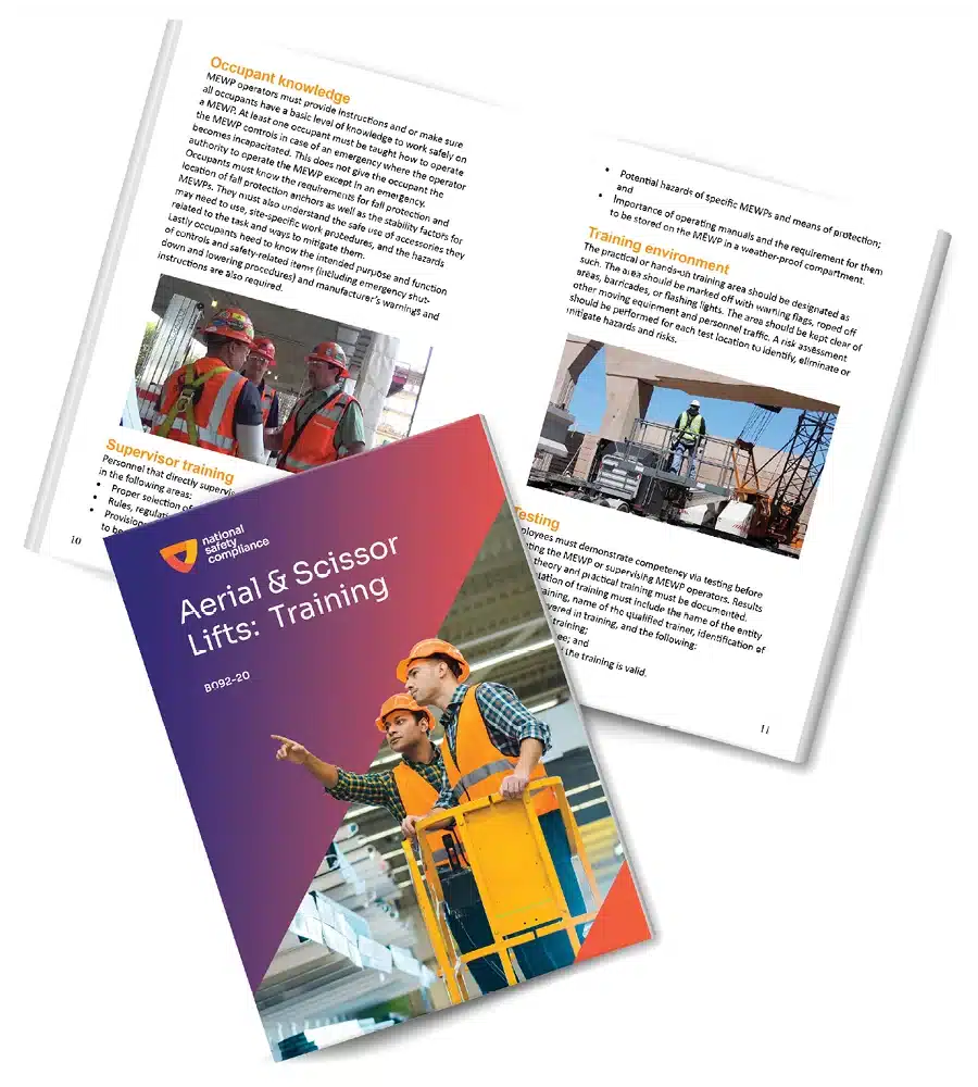 Aerial & Scissor Lift: Safe Use Training Booklets (pkg of 10)