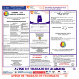 Alabama state and federal labor law posters in Spanish