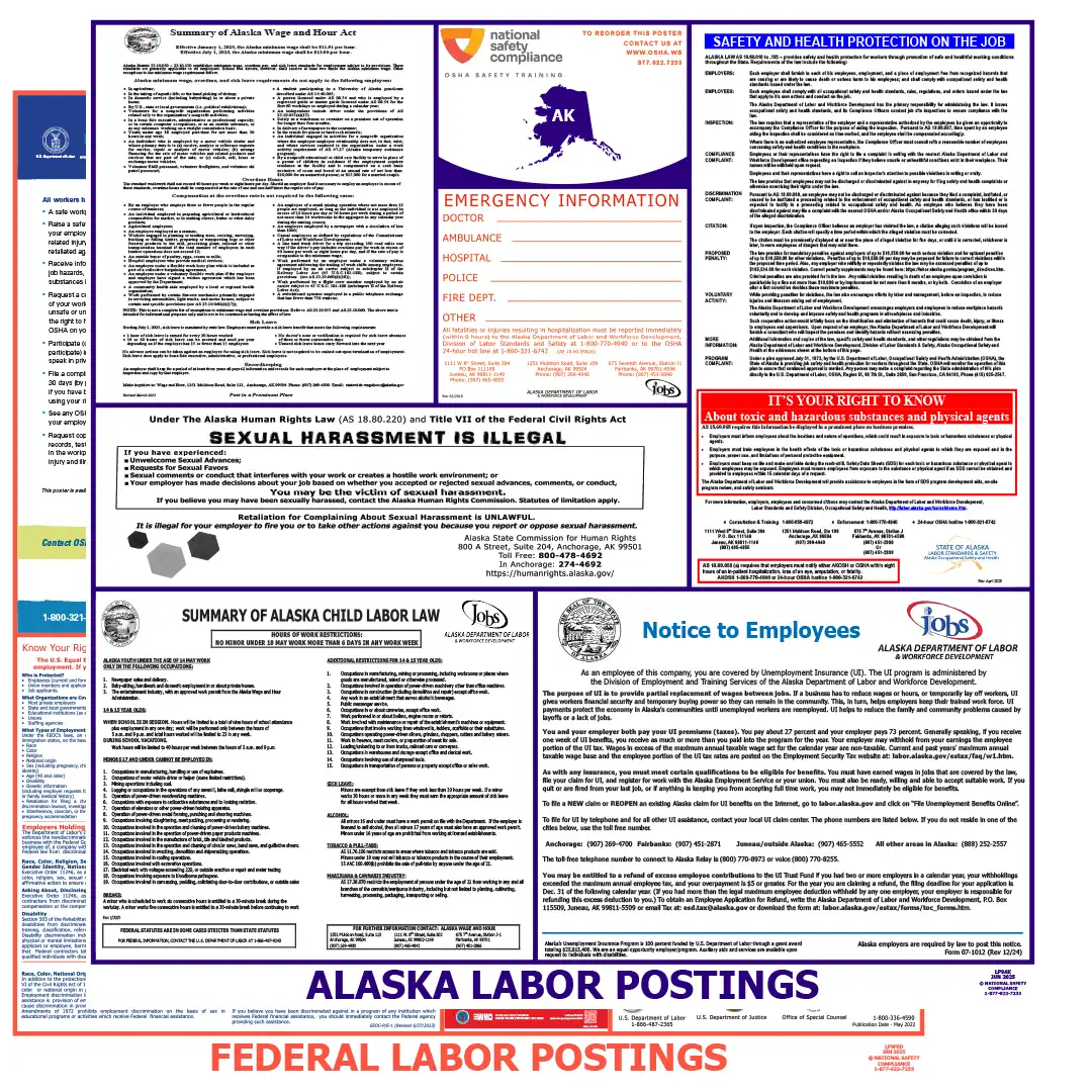 2026 Alaska State & Federal Labor Law Posters