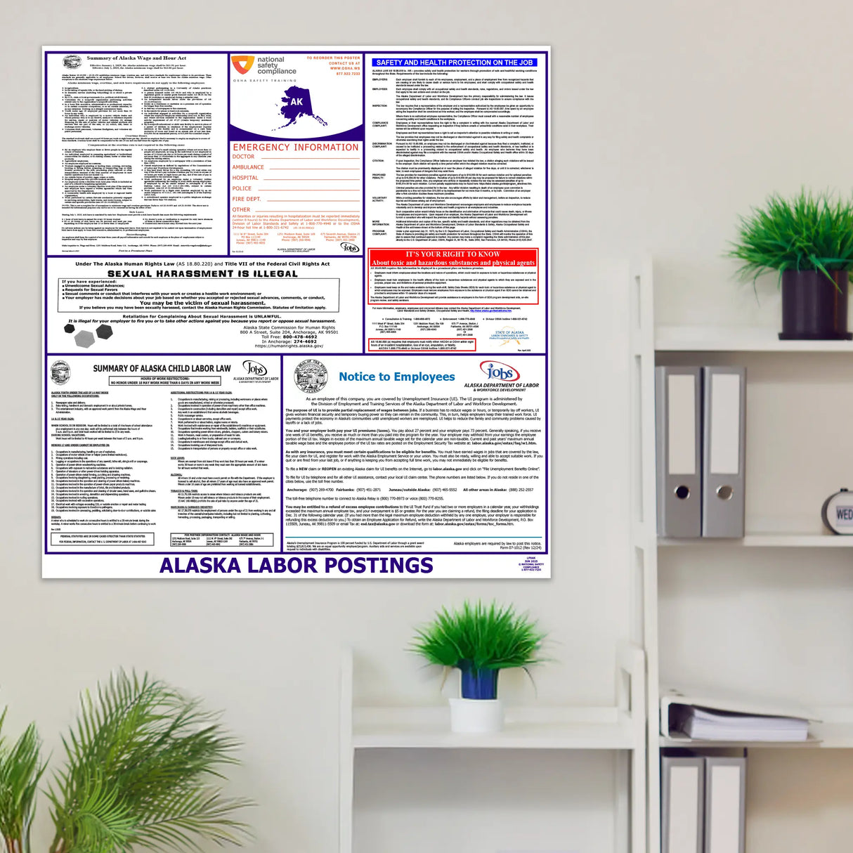 2026 Alaska State & Federal Labor Law Posters