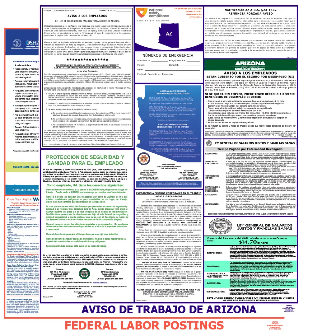 2026 Arizona State & Federal Labor Law Posters