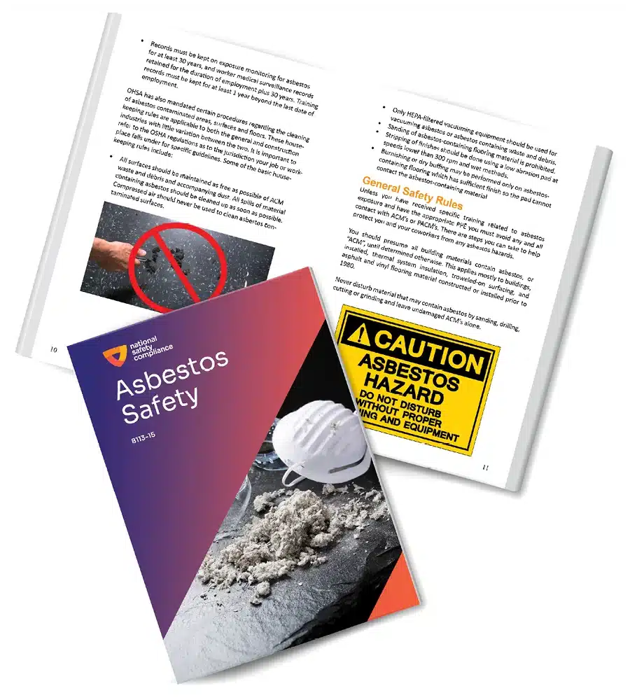 Asbestos Safety Training Booklets (pkg of 10)