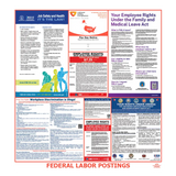 Federal labor law poster, 24 × 26 in, English