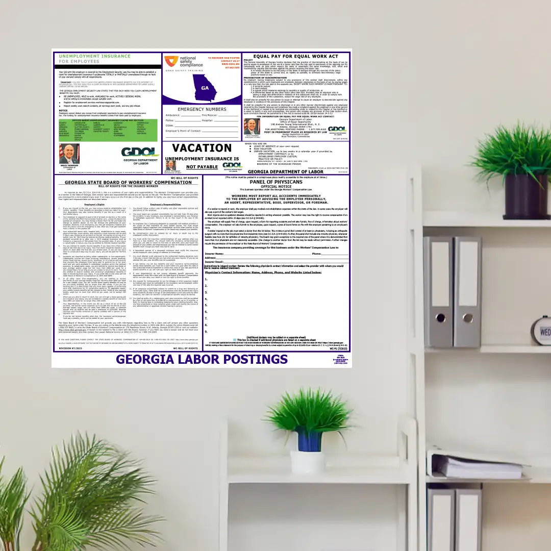 2026 Georgia State & Federal Labor Law Posters