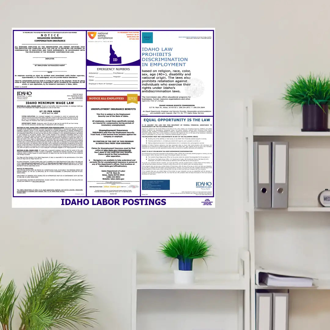 2026 Idaho State & Federal Labor Law Posters