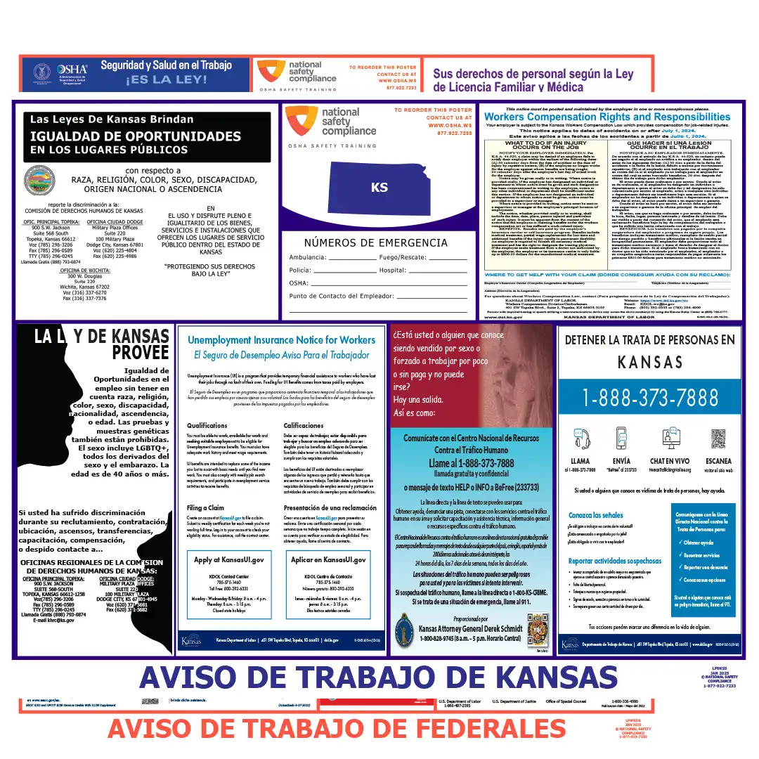 2026 Kansas State & Federal Labor Law Posters