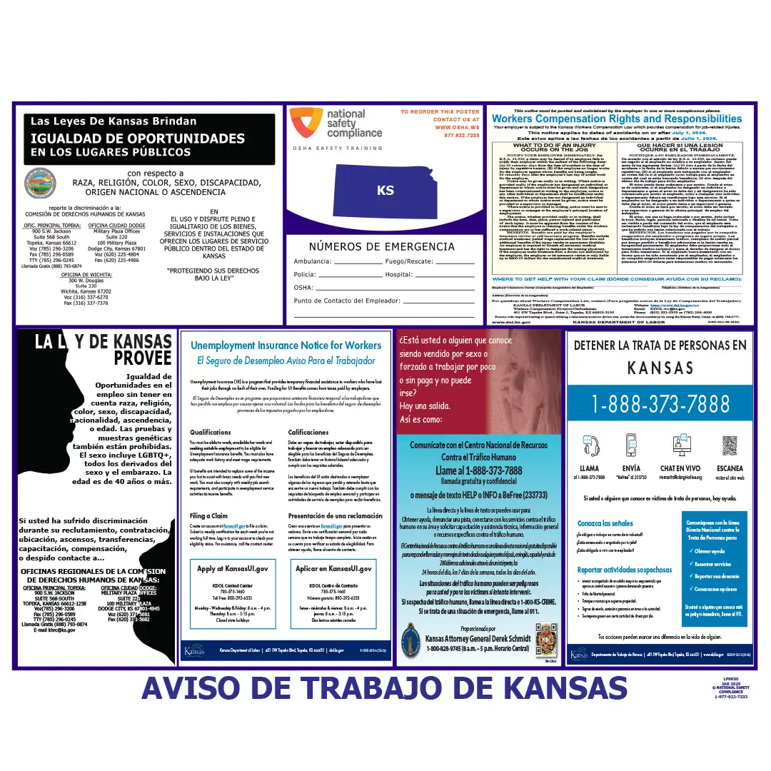 2026 Kansas State & Federal Labor Law Posters