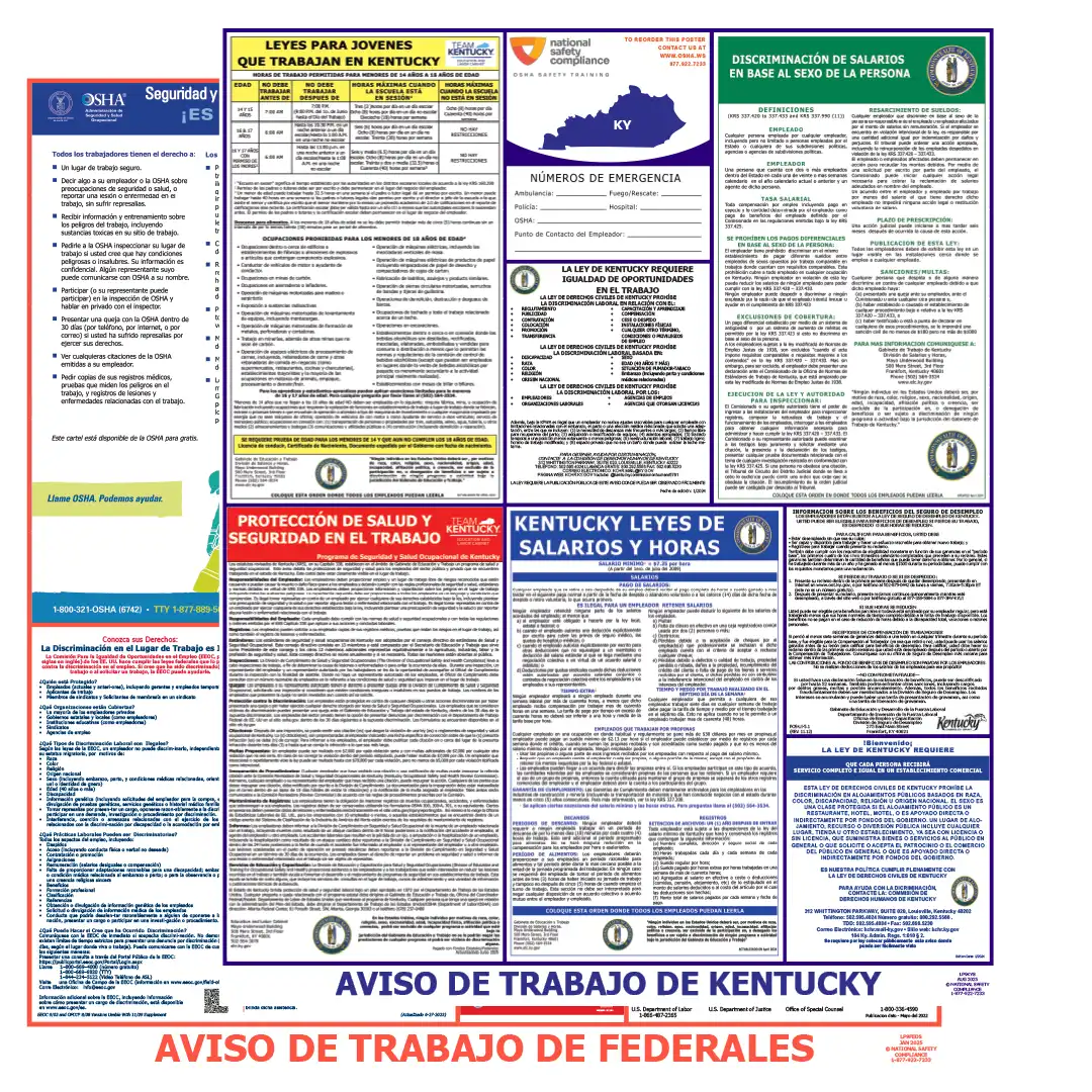2026 Kentucky State & Federal Labor Law Posters