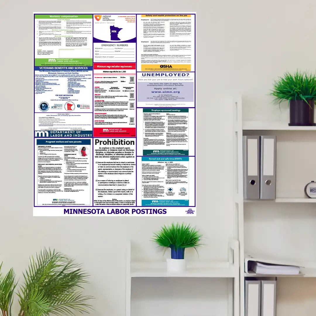 2026 Minnesota State & Federal Labor Law Posters