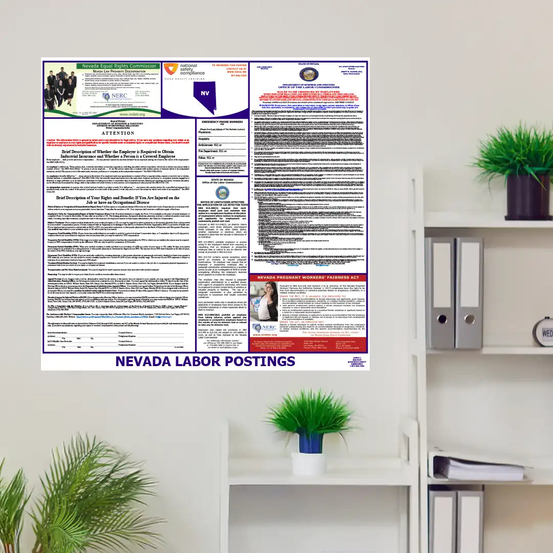 2026 Nevada State & Federal Labor Law Posters