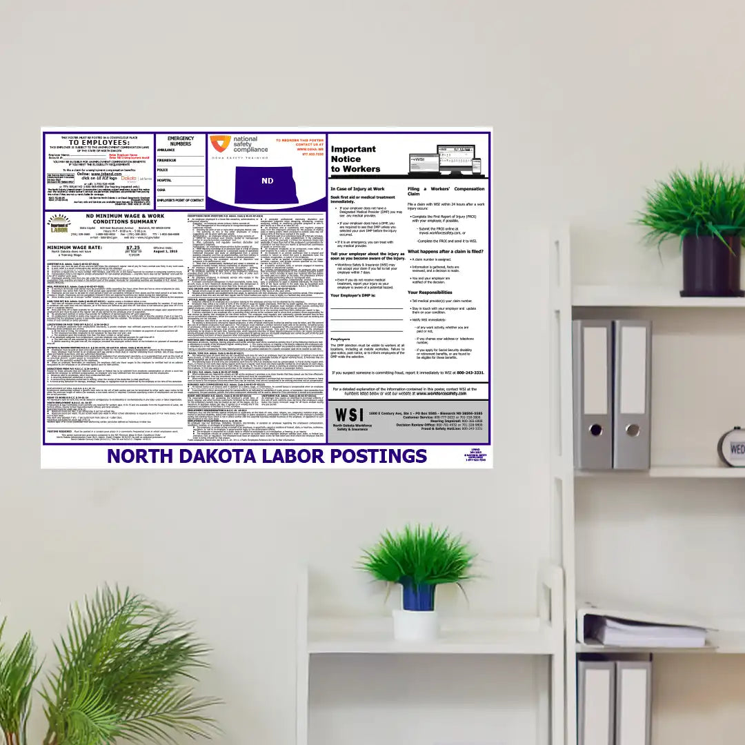 2026 North Dakota State & Federal Labor Law Posters