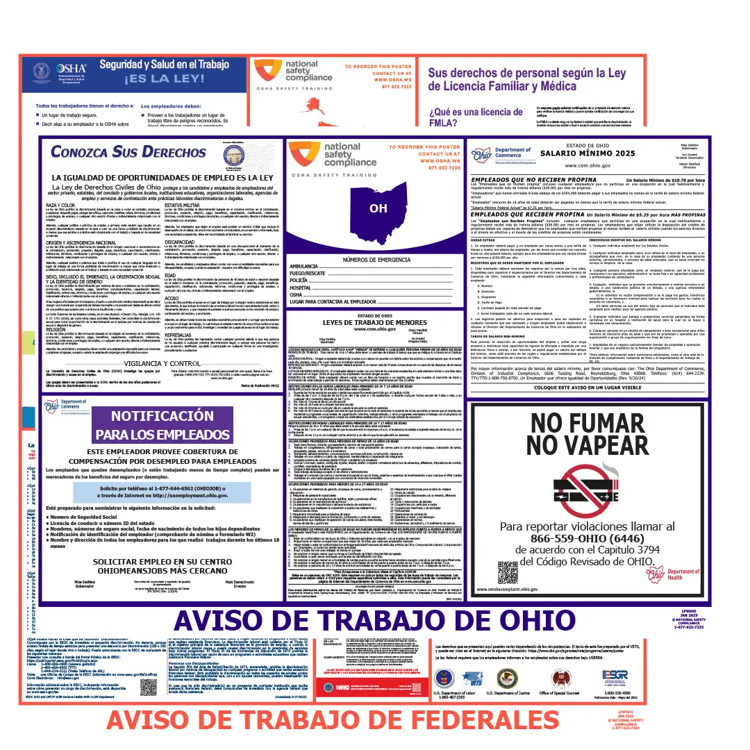 2026 Ohio State & Federal Labor Law Posters