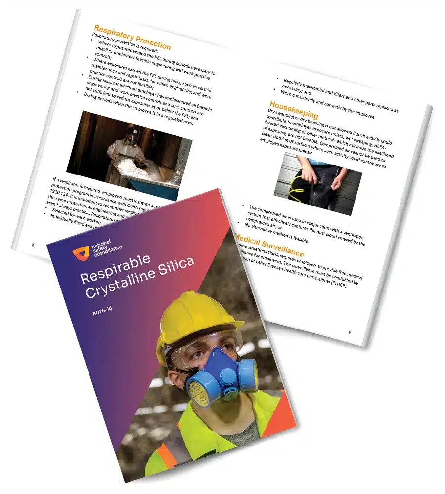 Respirable Crystalline Silica Safety Employee Training Booklets (pkg of 10)